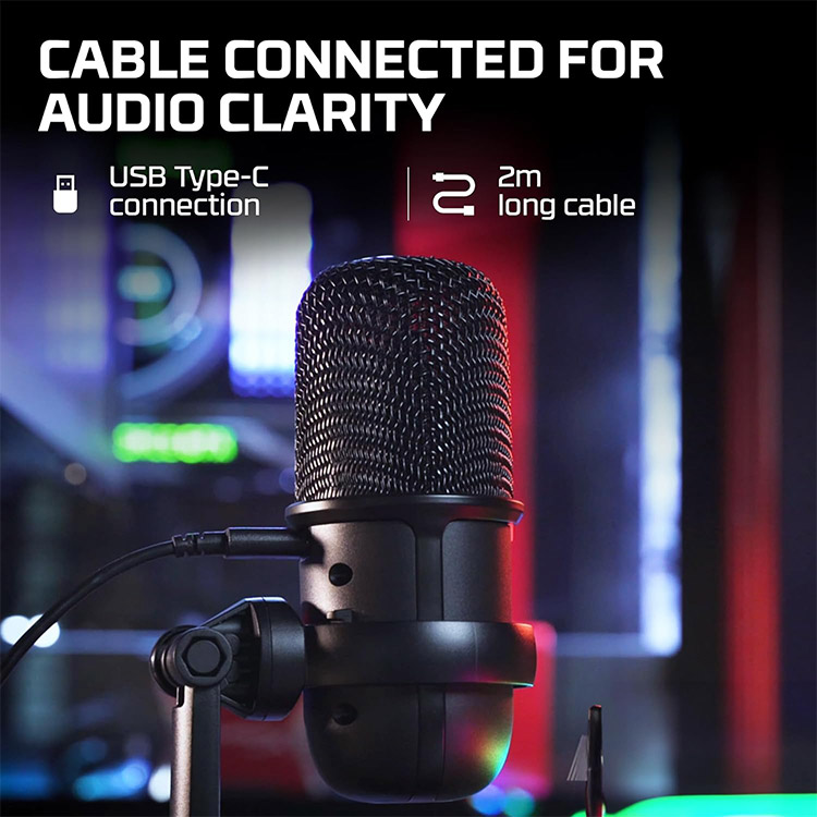 خرید میکروفون HyperX Solocast - سیاه